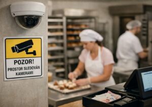 Kamery v pekárně a cukrárně: kde končí ochrana majetku a začíná šikana zaměstnanců?